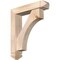 Ekena Millwork Westlake Arts and Crafts Smooth Bracket w/ Offset Brace, Douglas Fir, 5 1/2"W x 24"D x 28"H BKT0604X24X28WTL03SDF - alternate 1
